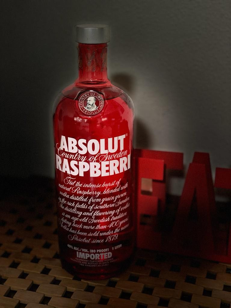 Absolut Raspberry (1 litre), Food & Drinks, Alcoholic Beverages on ...