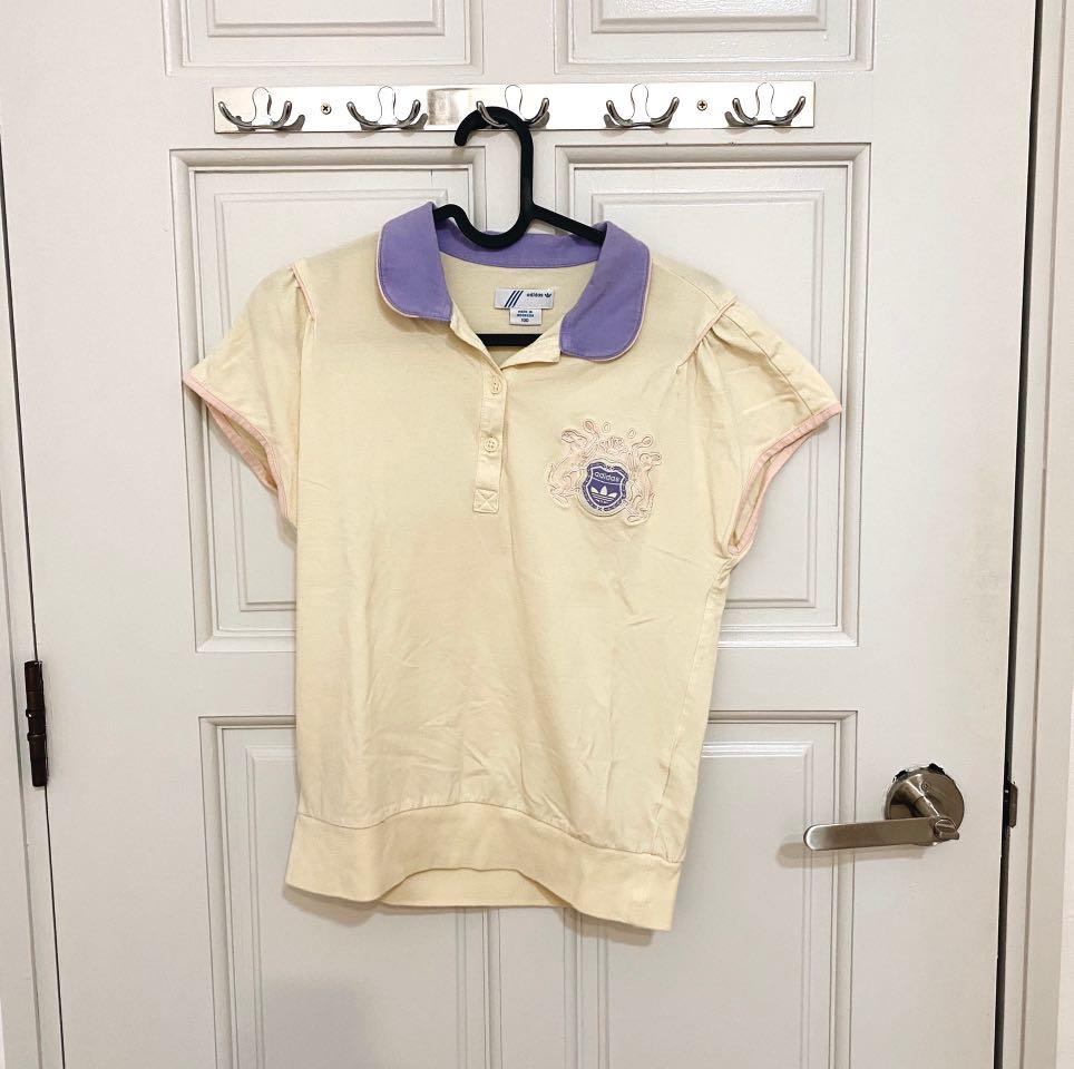 Adidas yellow polo discount shirts