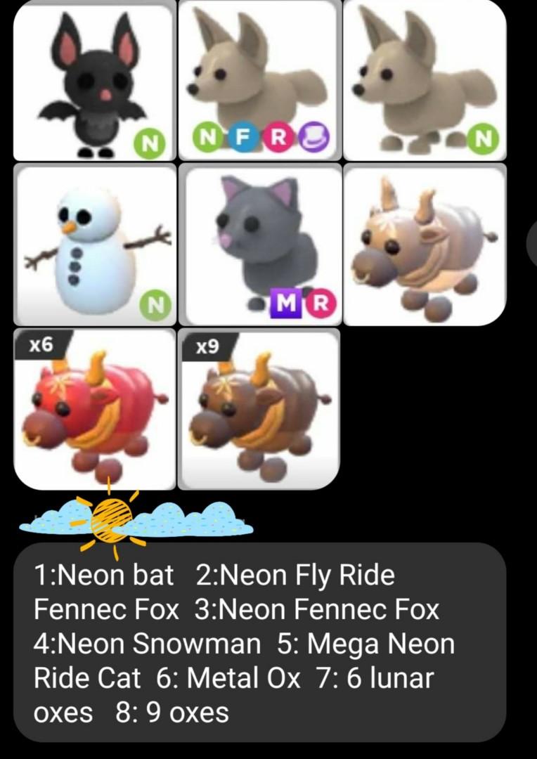 Adopt Me Pets (Roblox) (Category: Others) located in Mandaluyong City. Submitted by gamerparadise0 (Listing ID 1090750807, Image 2). Description: Trade in-game after purchase.