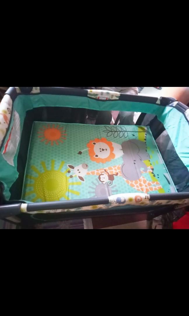 Apruva crib (Category: Cots & Cribs) located in Manila. Submitted by nyzalv (Listing ID 1090789817, Image 3). Description: Selling our crib - good as new, used less than 7 times only becoz our baby does not like being inside his crib. Actual photos posted were taken last week. Original price - Php5,985.00 Pack and Play Playpen with net, comes with complete parts..