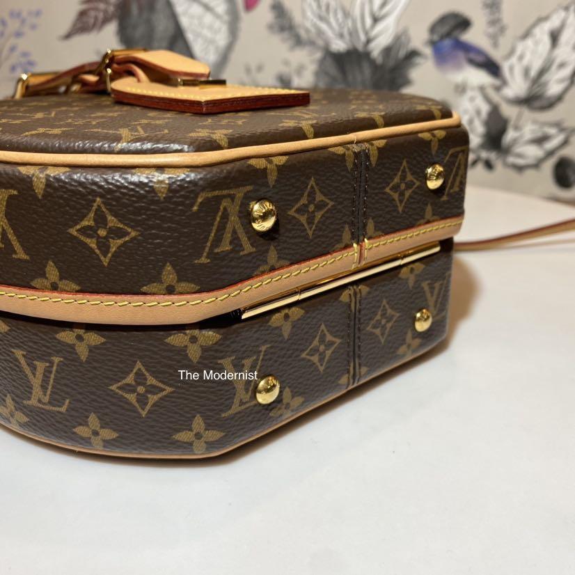 LOUIS VUITTON Petite Boite Chapeau Monogram Canvas Shoulder Handbag M43514