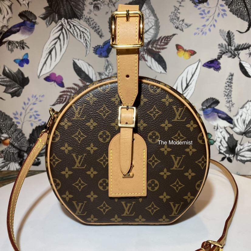 Louis Vuitton Boite Chapeau PM with free LV Twilly, Luxury, Bags