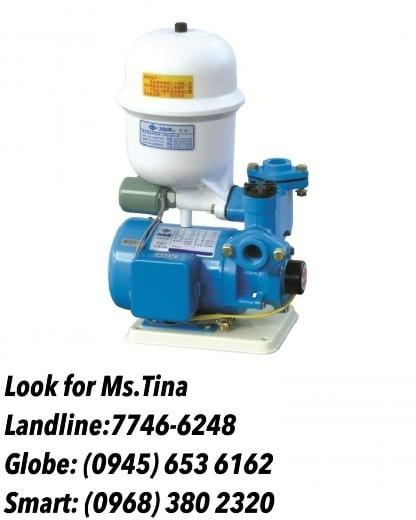 Auto booster pump (Category: Construction Tools & Equipment) located in Manila. Submitted by tina.sales (Listing ID 1090677937, Image 1). Description: Auto booster pump Model;V460H Price;9,385 Globe: 0 9 4 5 6 5 3 6 1 6 2 Smart: 0 9 6 8 3 8 0 2 3 2 0 Landline: 8 5 5 7 6 6 1.