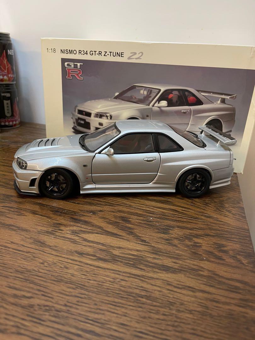 Autoart 1/18 Nissan Skyline R34 GTR Nismo R34 GT-R Z-tune, 興趣及