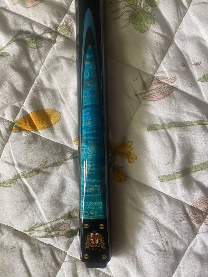 BCE 2-delige Mark Selby snooker/poolkeu met klassieke koffer - 145 cm met keu van 9,5 mm