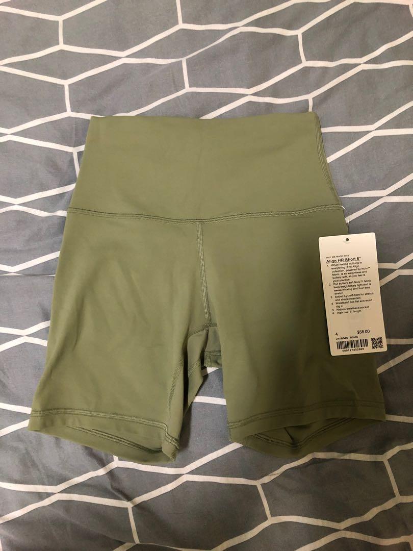 BNWT Lululemon Align Short 6” Rosemary 