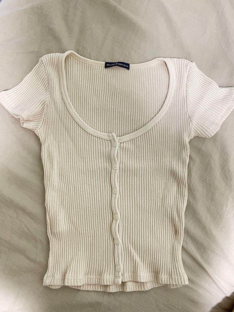 Brandy Melville Laura halter top, 女裝, 上衣, 襯衫- Carousell