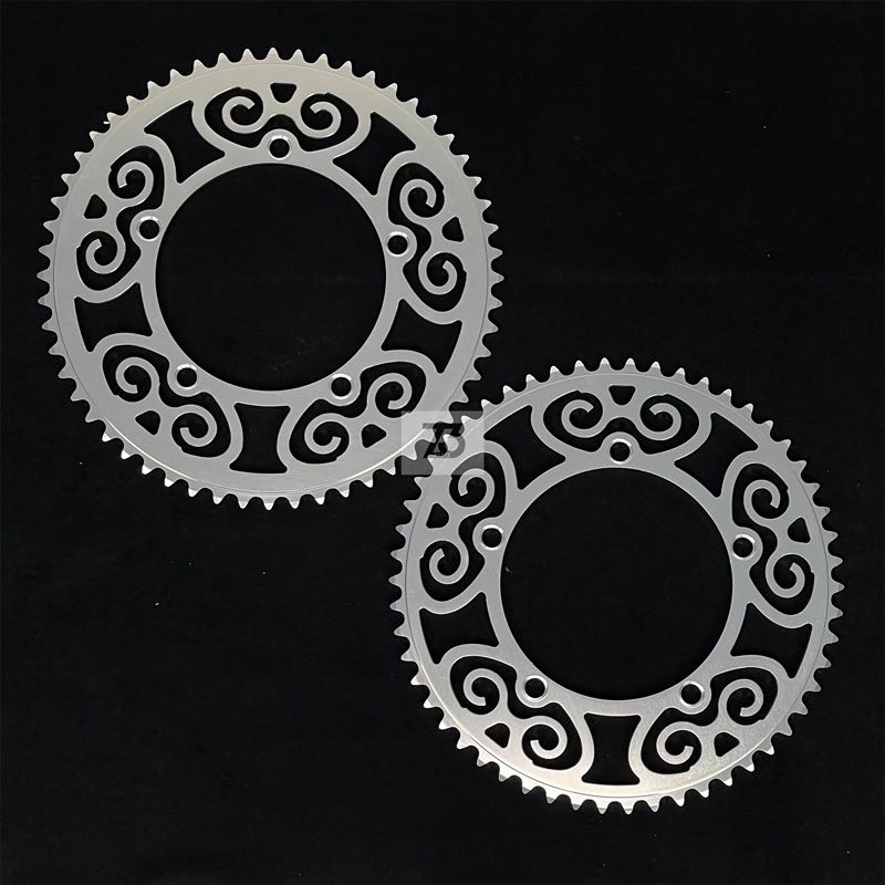 NOS Zeus Chainring All Sizes 119 BCD Black Vintage Retro New Old Stock 