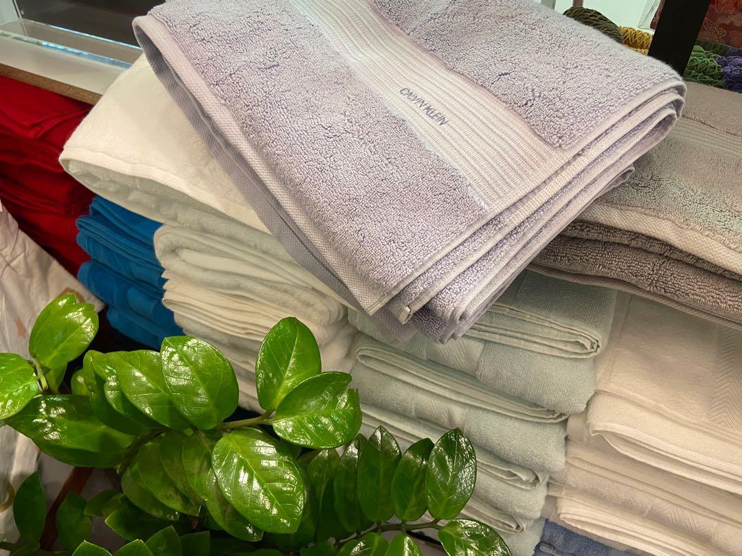 Calvin klein towels sale on sale
