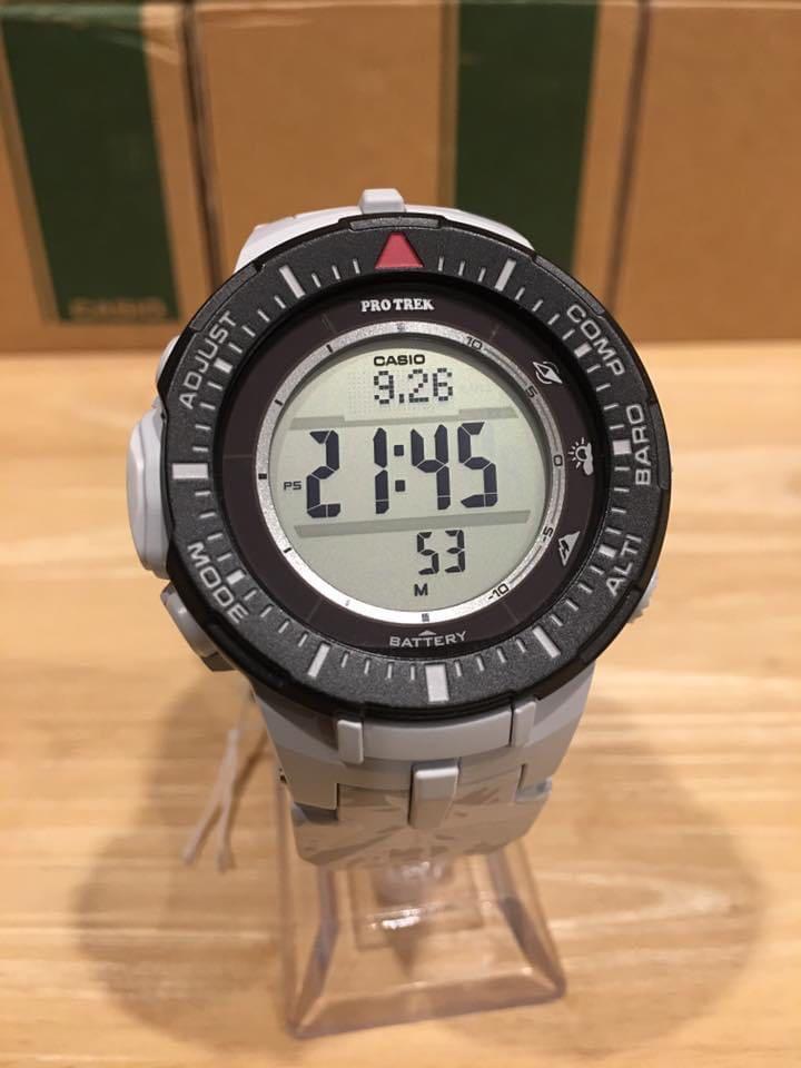Casio Pro Trek PRG300CM-7 PRG300CM-7DR (Category: Men's Watches) located in Manila. Submitted by seikowatchfactory (Listing ID 1090729448, Image 2). Description: Contact: +639178302158 sms/viber/whatsapp/wechat/telegram Model: Casio Pro Trek PRG300CM-7DR Price: 9950 Specifications: Tough Solar Power 100M Water Resistant Low Temperature Resistant (-10 C / 14 F) Altimeter Measuring range: -700 to 10,000 m (-2,300 to 32,800 ft) Measuring unit: 1 m (