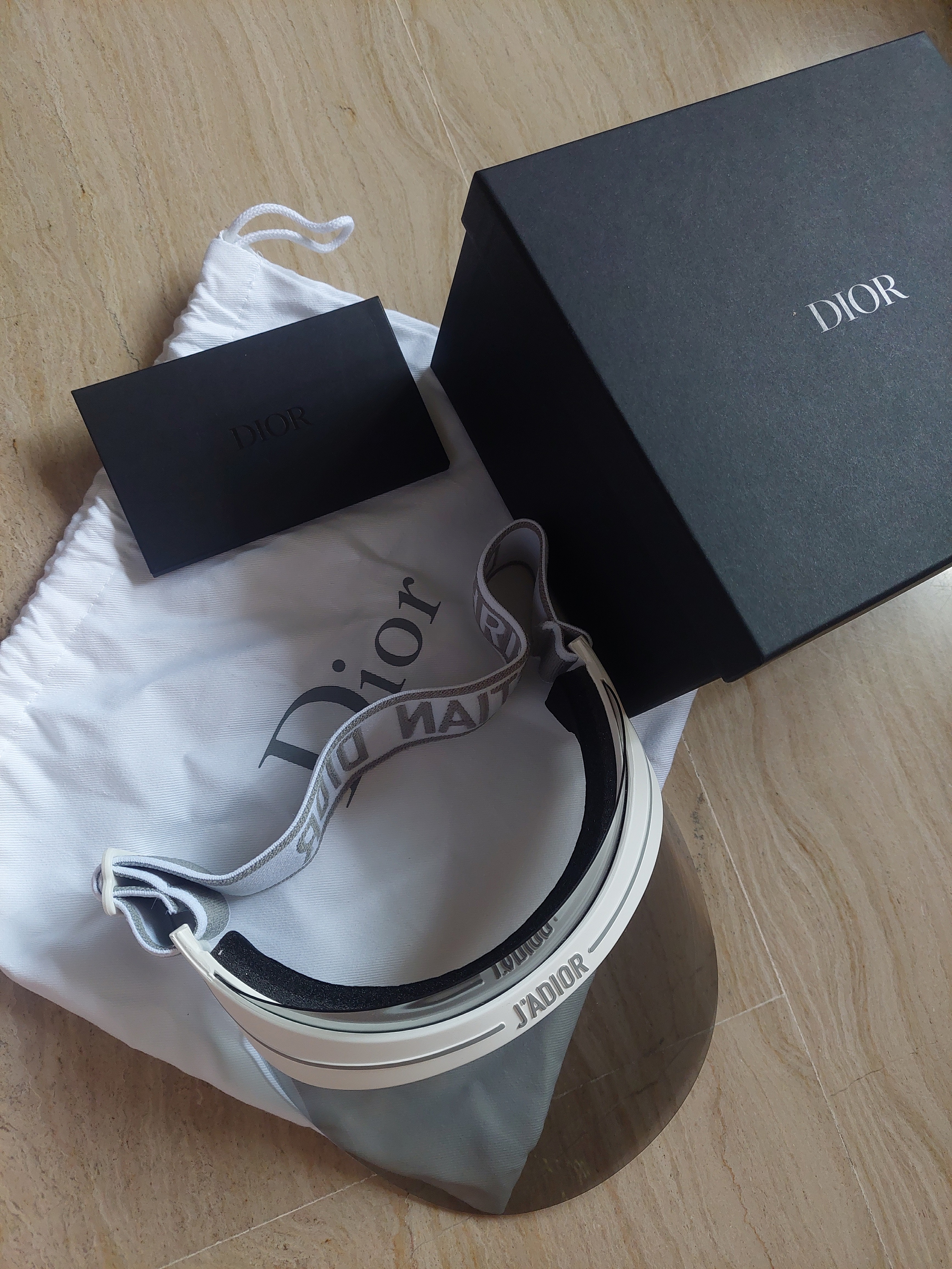 Dior visor grey Clearance