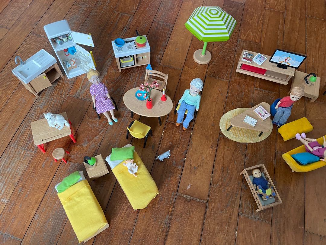 Djeco hotsell dollhouse furniture