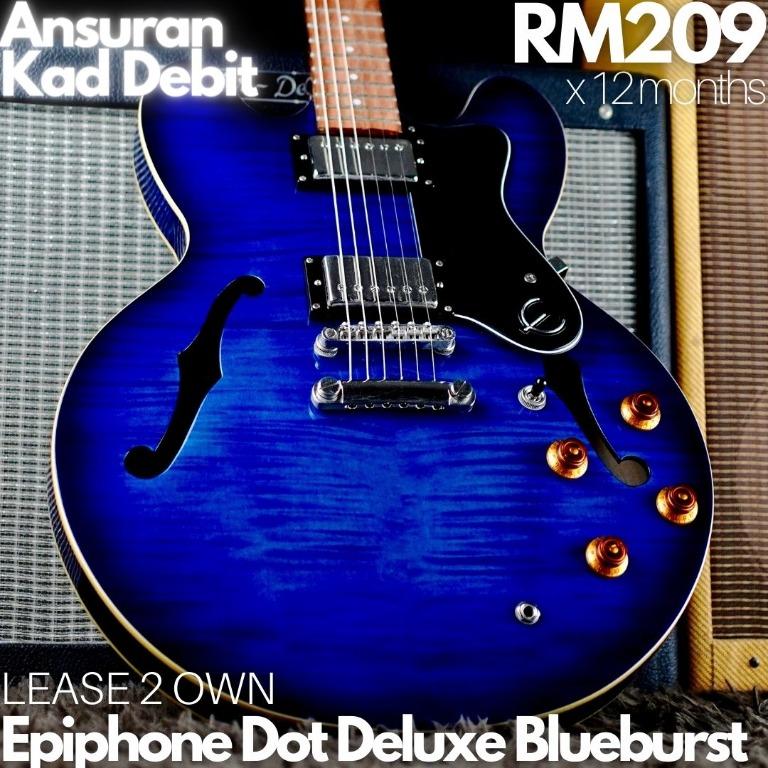 Epiphone Dot Deluxe Blue Burst