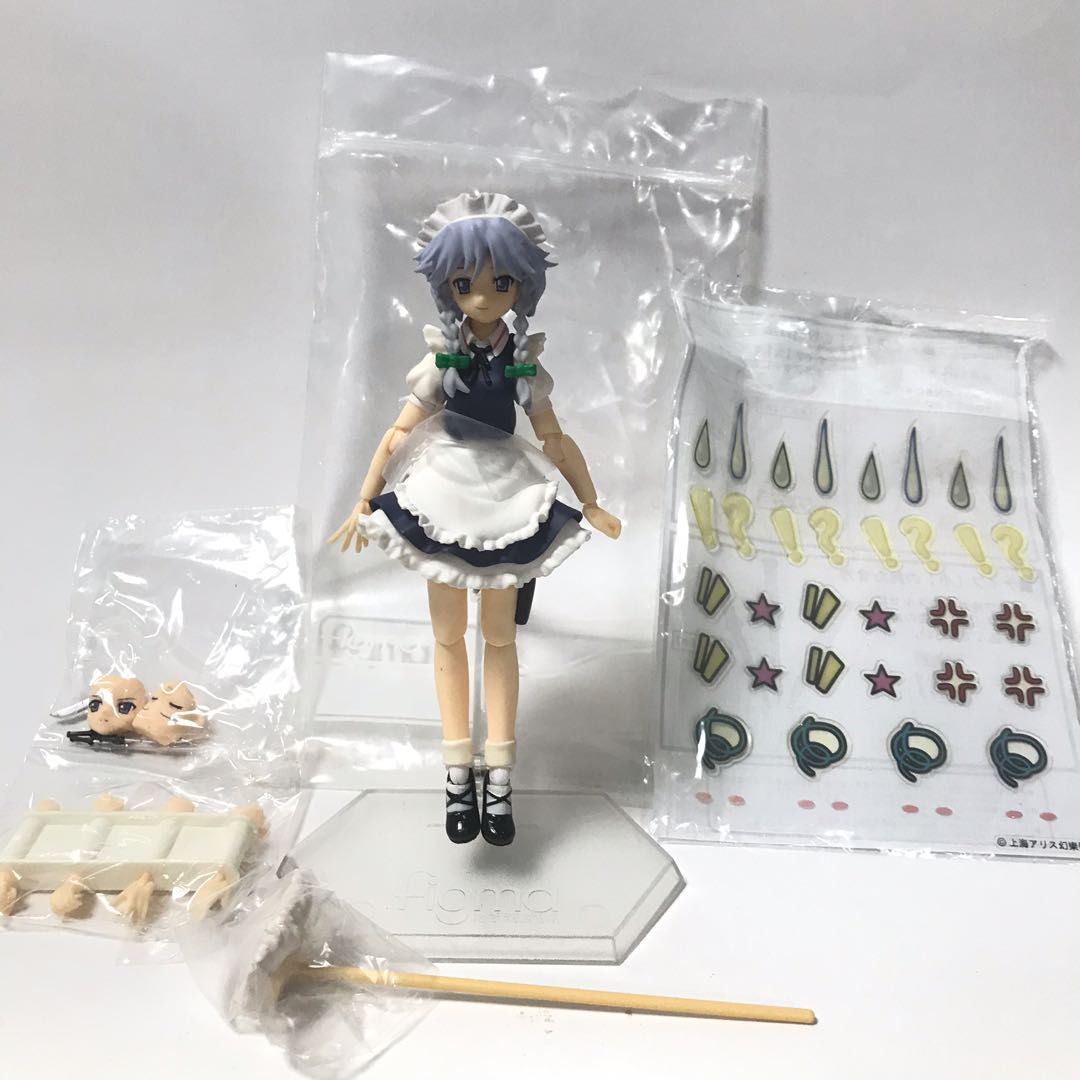 日版Figma 東方project 十六夜咲夜, 興趣及遊戲, 玩具& 遊戲類- Carousell