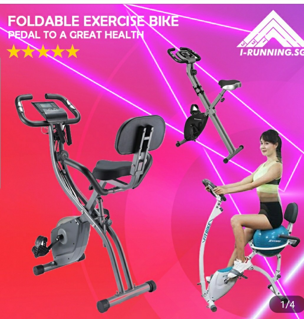 Foldable Stationary Exercise Bike ★ Home Gym ★ Indoor Bicycle Exercise ★ Cycle Indoor ★ Workout