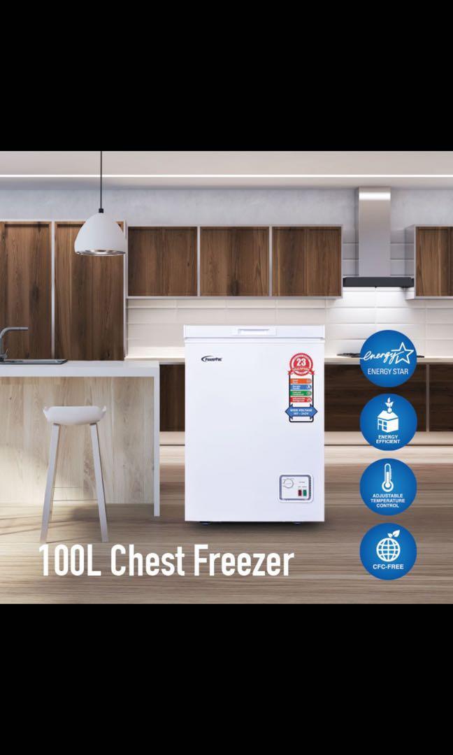 Free delivery! PowerPac Chest Freezer Refrigerator breastmilk freezer