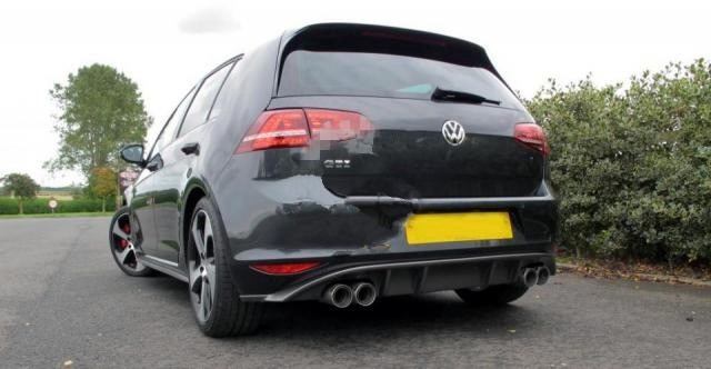GENUINE Rieger CF Look Diffuser Golf 7 GTI Quad Auto Accessories
