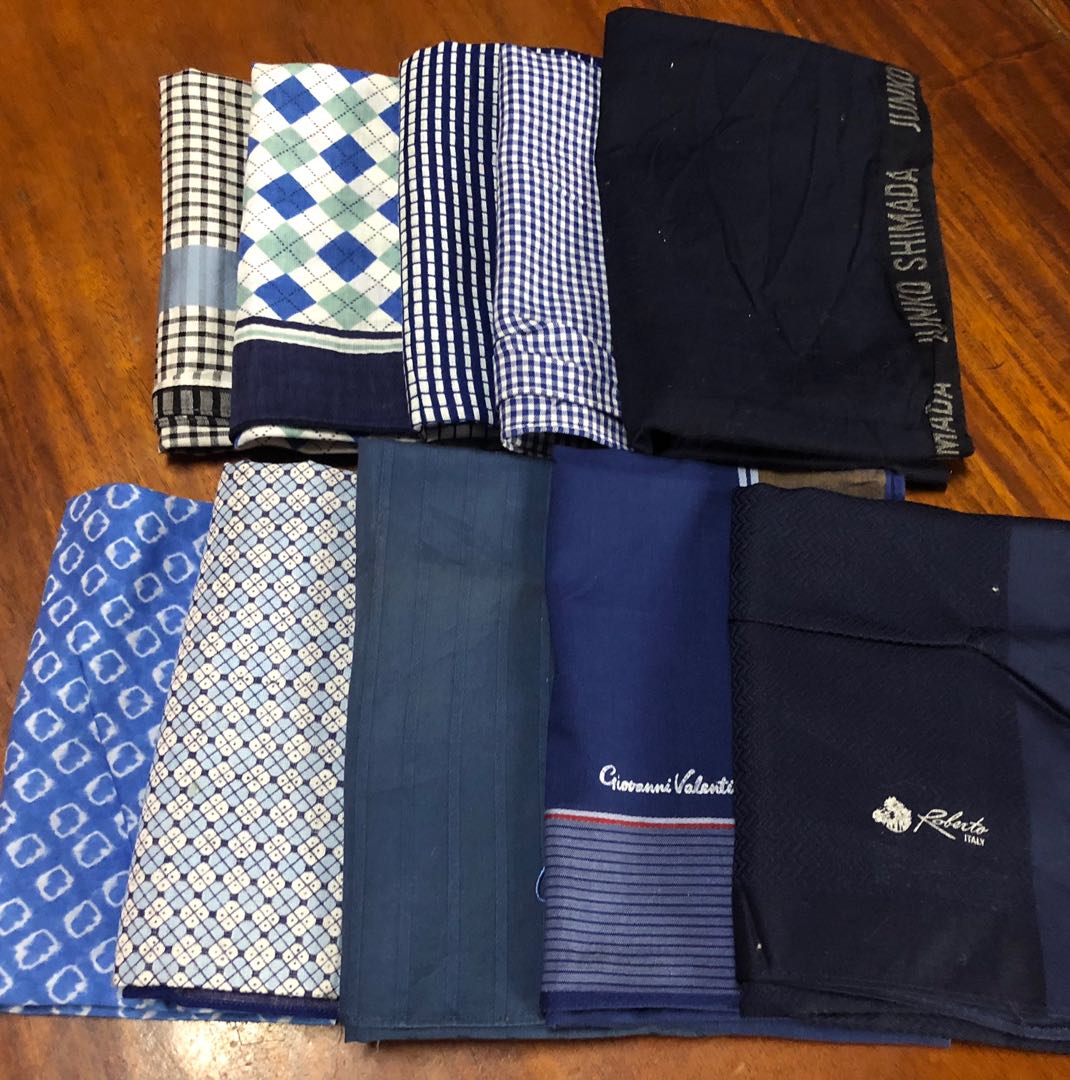 Handkerchiefs Set 19 (Take all for 100), Men's Fashion, Watches ...