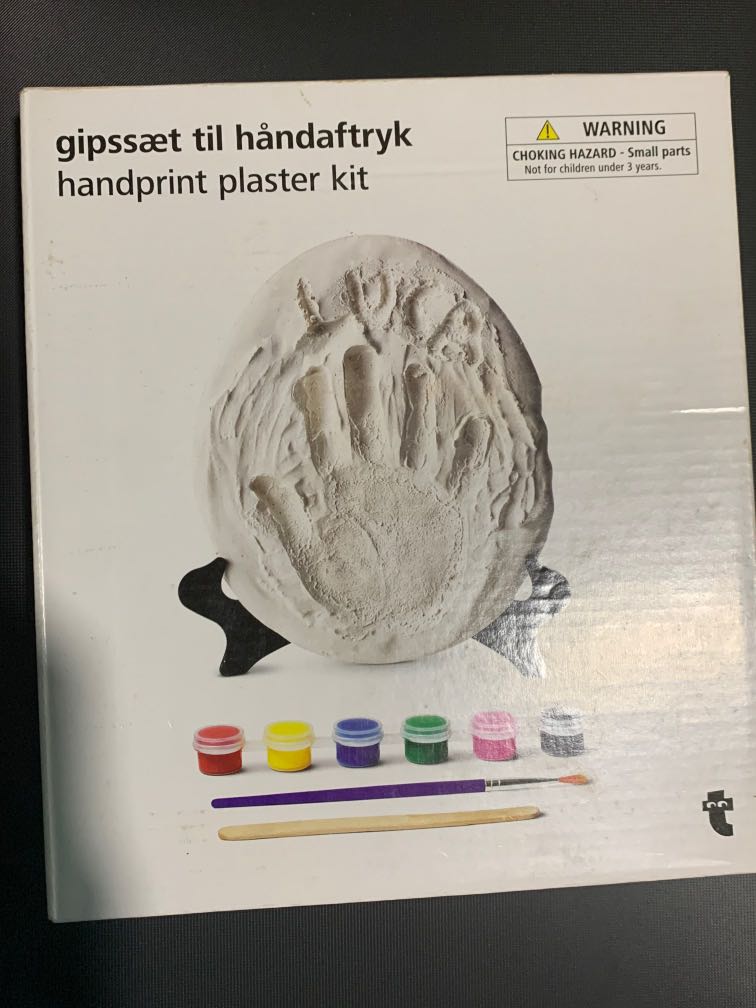 Plaster sales handprint kit