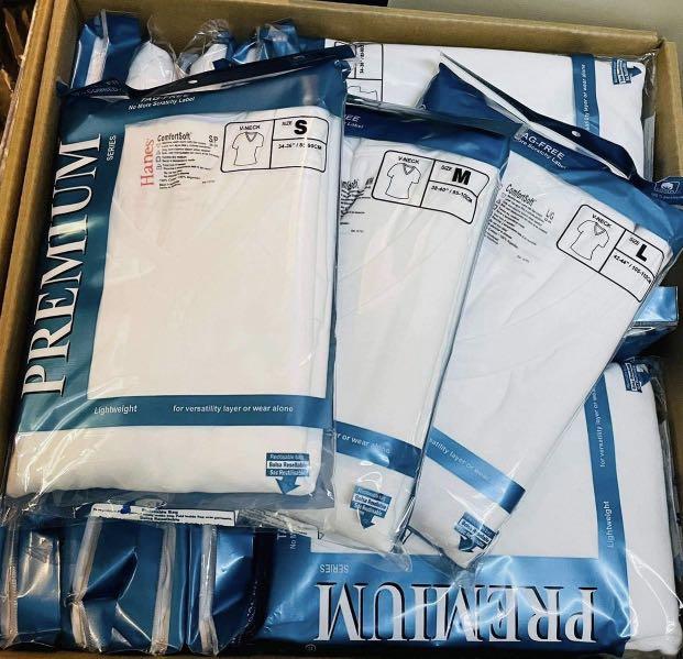 Hanes premium T-shirts, Men's Fashion 