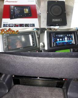 Headunit and Subactive Woofer Installation
