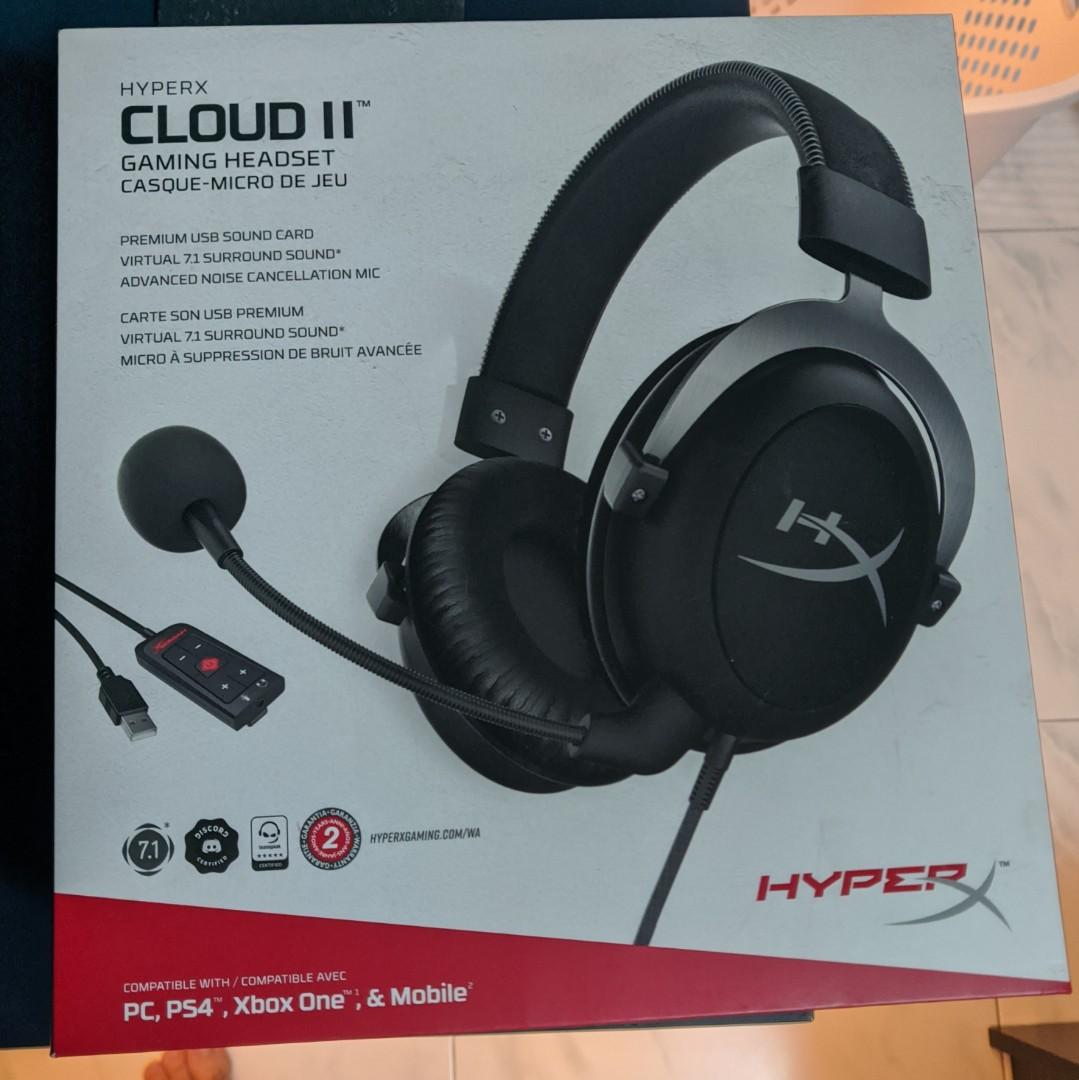 MICRO CASQUE GAMER - HYPERX CLOUD 2 - GUNMENTAL