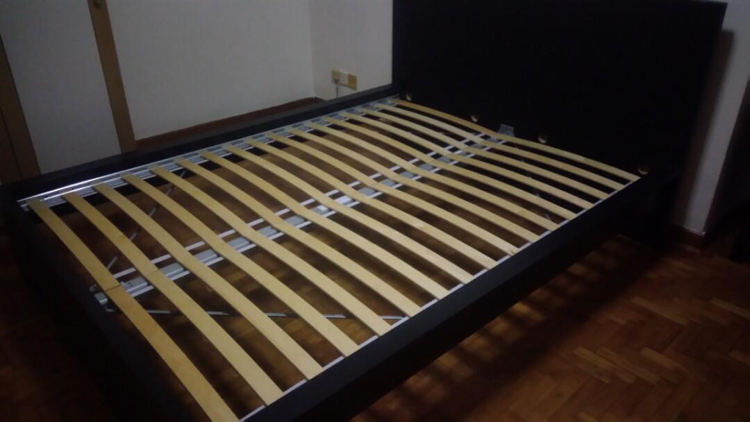 Ikea Malm Queen Bed Frame Furniture, Wooden Bed Frame Queen Ikea