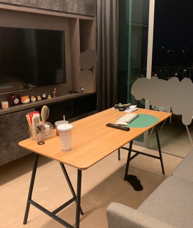 IKEA Table with table top ANFALLARE, Furniture & Home Living, Furniture