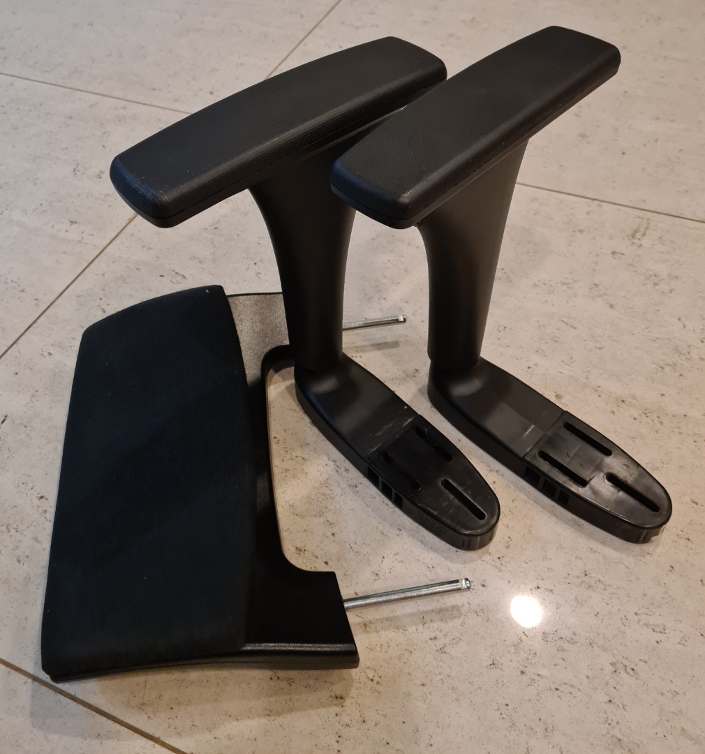 IKEA Volmar chair arm rest and head rest, Furniture & Home Living