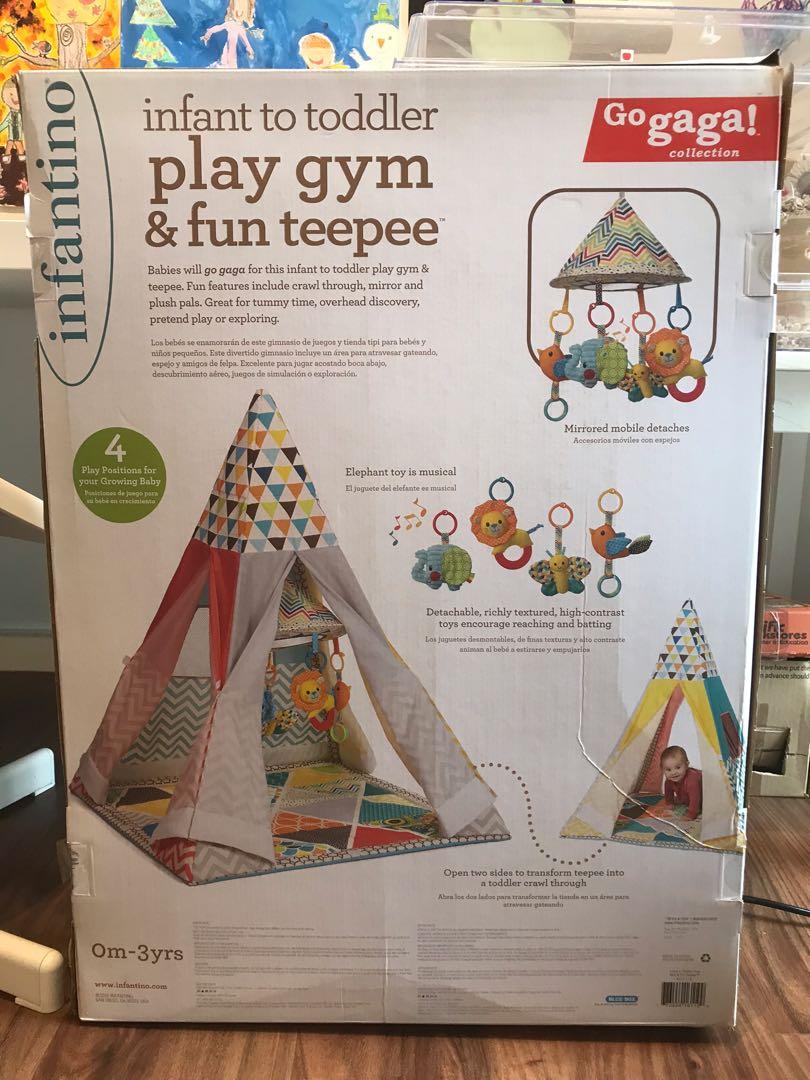 Infantino play mat store teepee