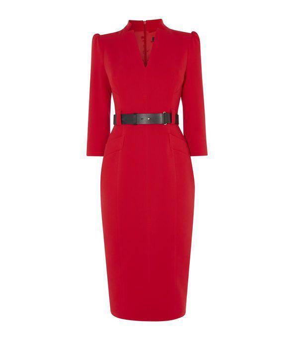 karen millen red dress sale Buy Karen Millen Sheer Paneled Satin Woven Maxi Dress In Red