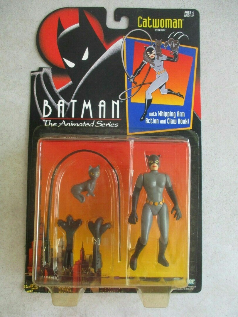 Kenner 1993 Batman the Animated Series Catwoman Action Figure, Hobbies ...