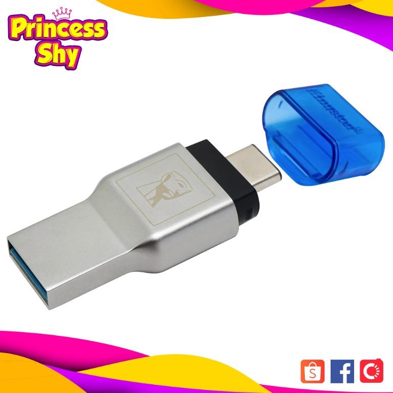 Kingston MobileLite Duo 3C micro SD Memory Card Reader USB 3.0 Type C Dual Interface FCR-ML3C (Category: Hard Disks & Thumbdrives) located in San Juan City. Submitted by princessshyph (Listing ID 1090734312, Image 1). Description: Brand Kingston Item model number FCR-ML3C Item Weight 0.352 ounces Product Dimensions 1.67 x 0.7 x 0.43 inches Item Dimensions LxWxH 1.67 x 0.7 x 0.43 inches Compact, lightweight Micro SD card reader Dual interface acco