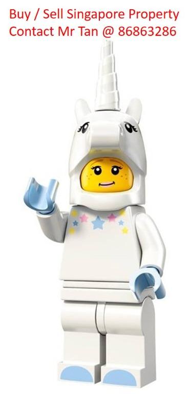 Lego 71008 Unicorn Girl Minifig from Collectable Minifigures