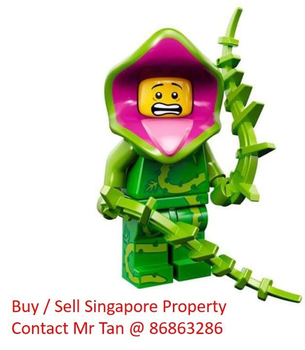 Lego 71010 Plant Monster Minifig from Collectable Minifigures