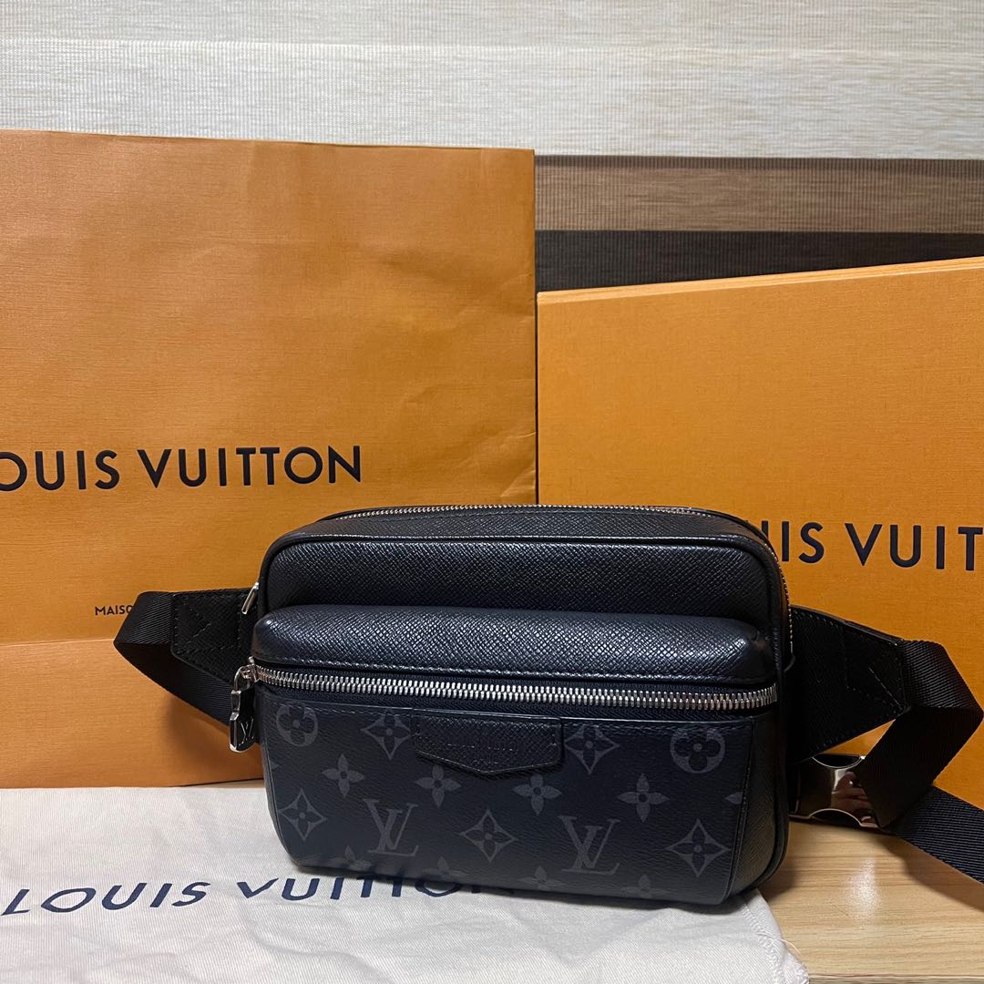 Louis Vuitton Outdoor Bumbag Monogram Eclipse in Taiga Leather