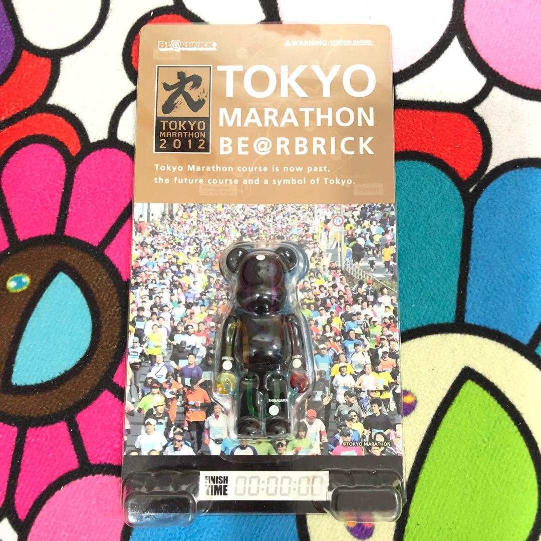 Medicom 100% Bearbrick Tokyo Marathon 2012, Toys & Collectibles 