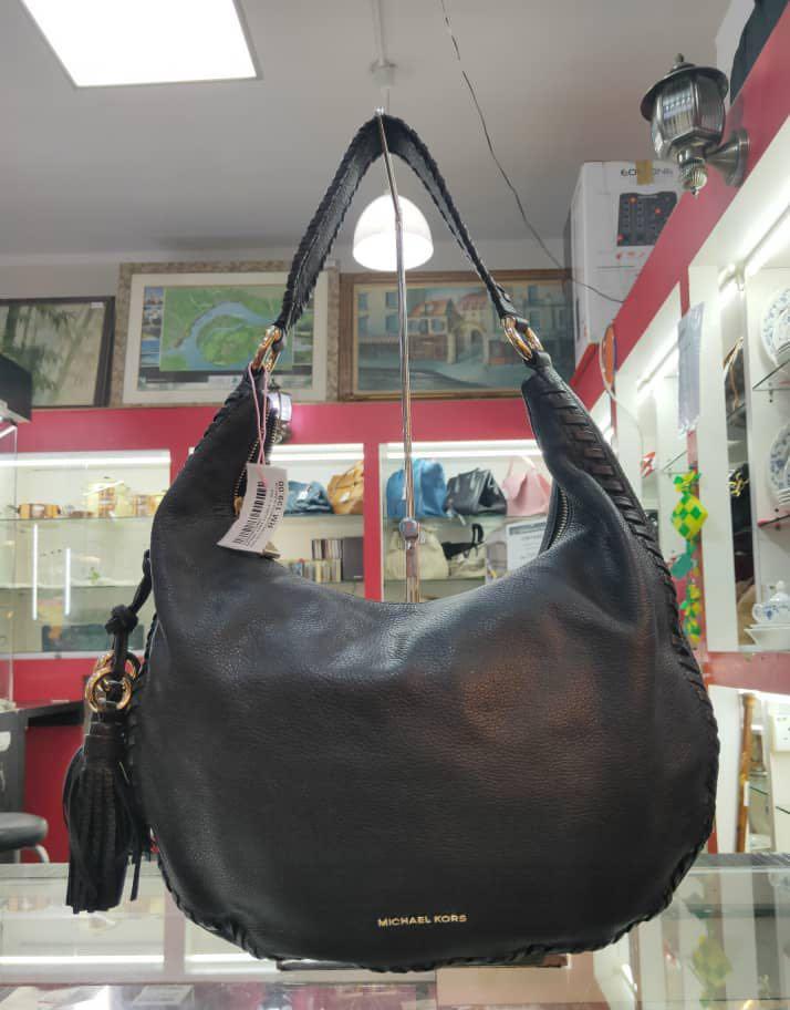 Michael kors lydia top hobo black
