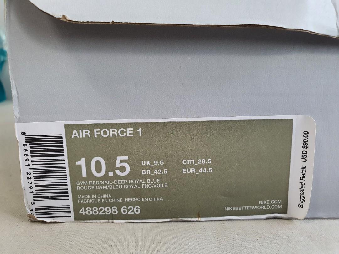 Nike Air Force 1 Low Scissors Men's - 488298-626 - US