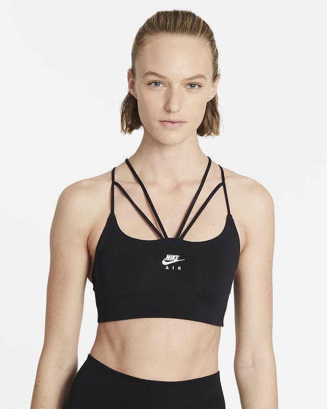 Nike Air Indy Sports Bra Black Small, Men's Fashion, Activewear on