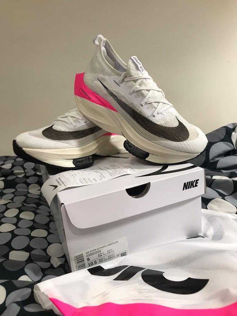 NIKE アルファフライ ネクスト％ EK 27.5 ホワイト/ピンク NIKE