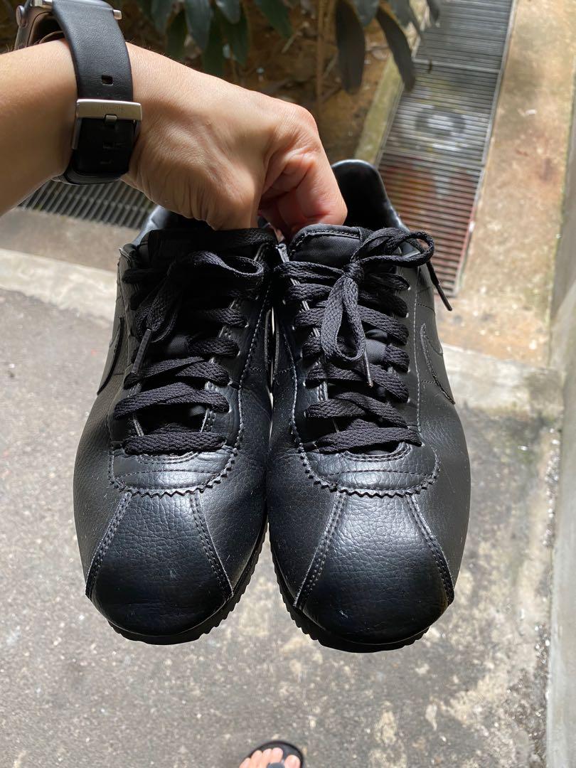 Nike Classic Cortez all black leather