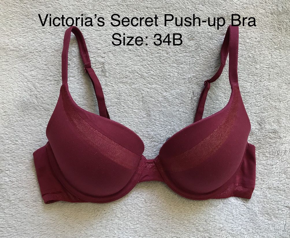 Original (34B) Victoria's Secret Push-up Bra, Women's Fashion,  Undergarments & Loungewear on Carousell