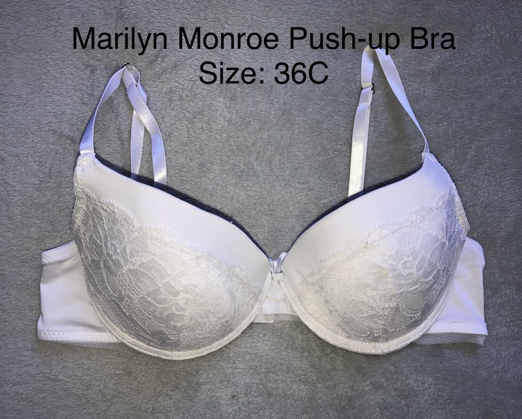 Original (36C) Marilyn Monroe Push-up Bra, Women's Fashion, Undergarments &  Loungewear on Carousell