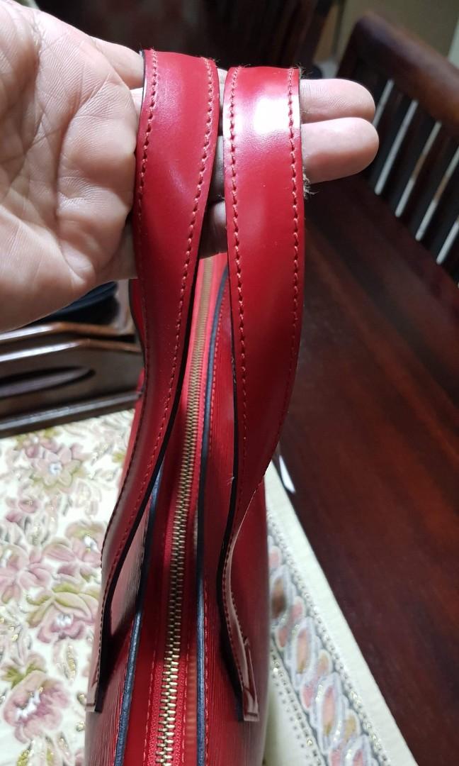 Louis Vuitton Red EPI Leather St Jacques GM Bag