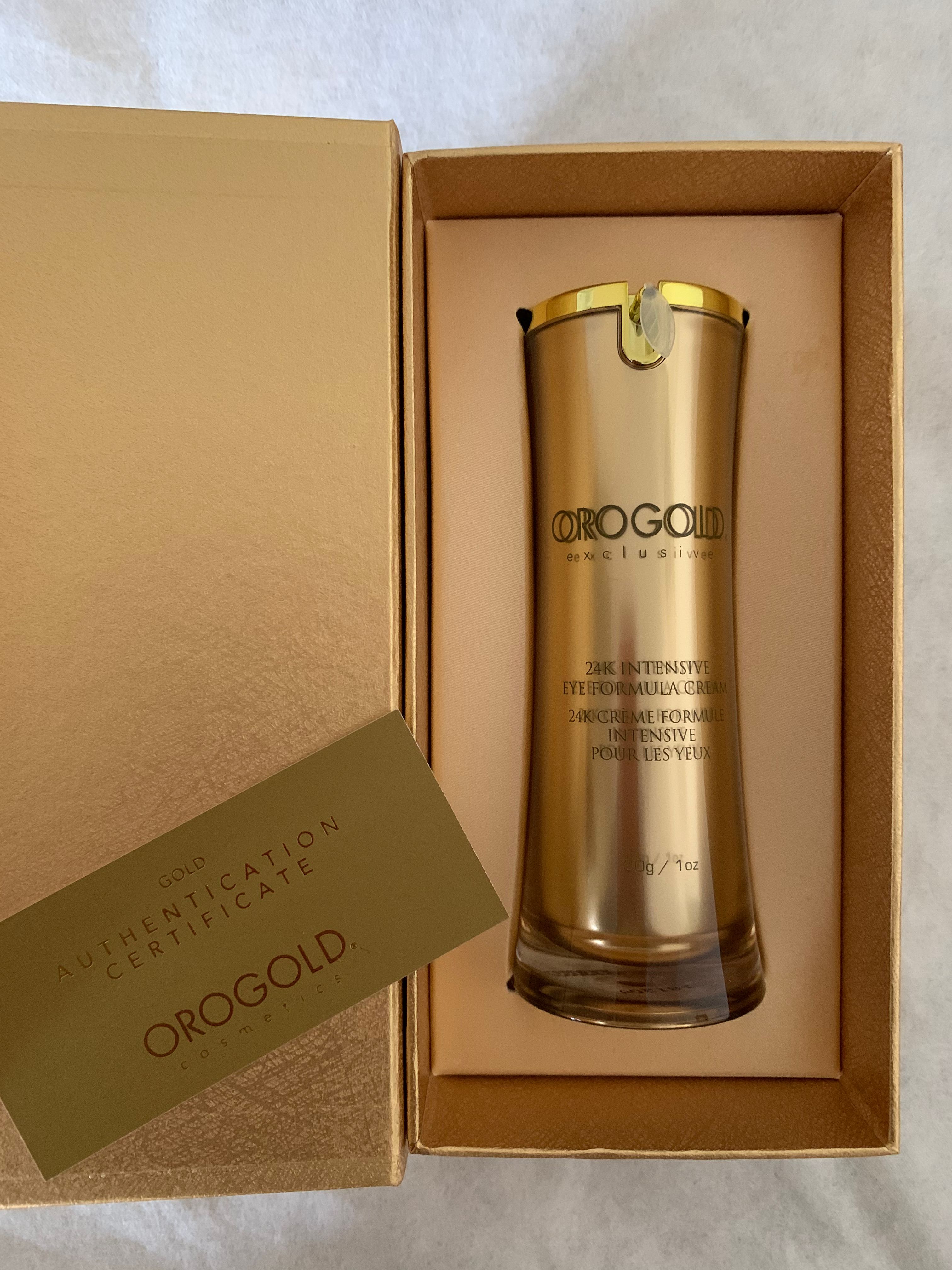 OROGOLD 24K Intensive Eye Formula Cream (current product purchased in Dec21), 美容＆個人護理, 健康及美容 眼