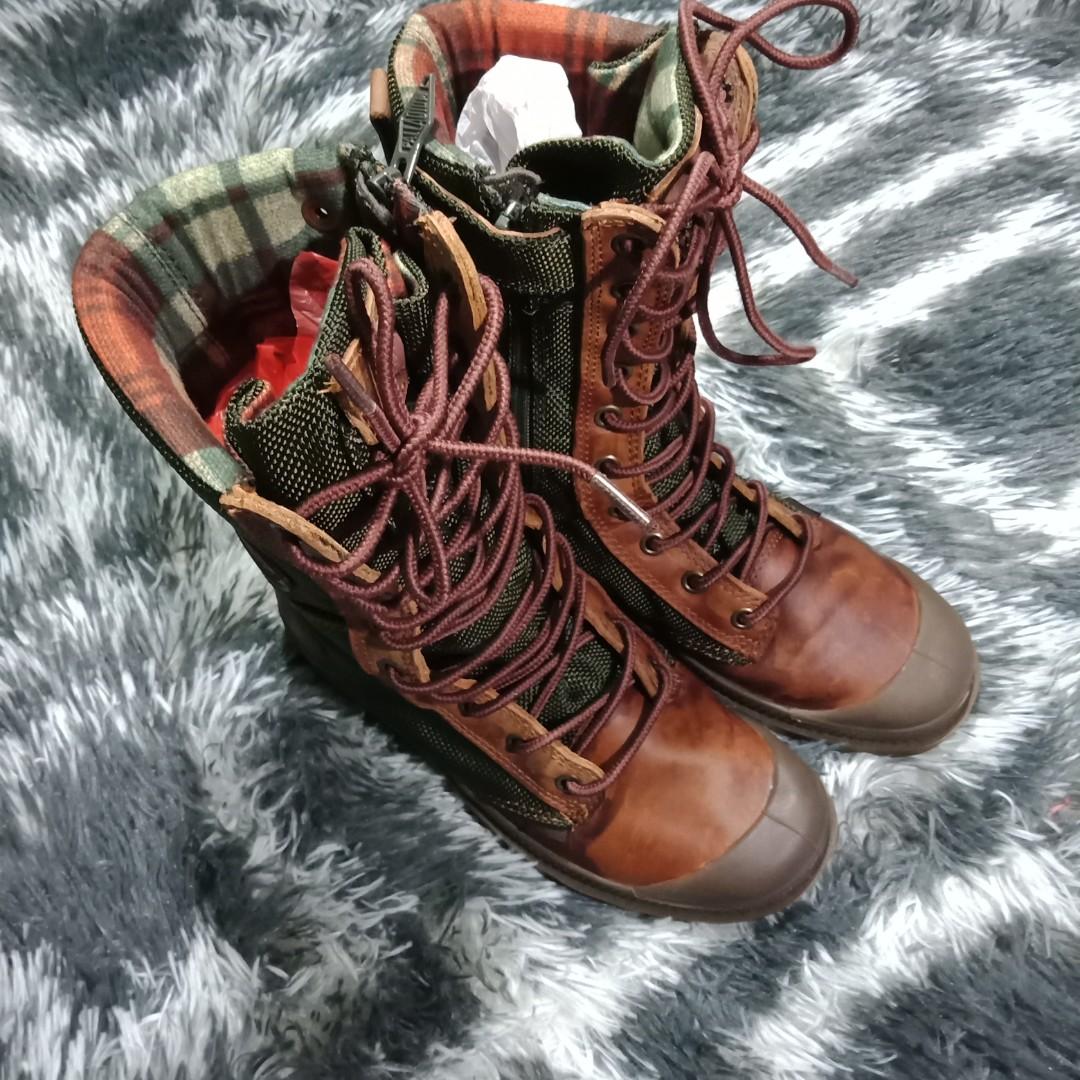 PALLADIUM Pampa tactical Fesyen Wanita Sepatu di Carousell
