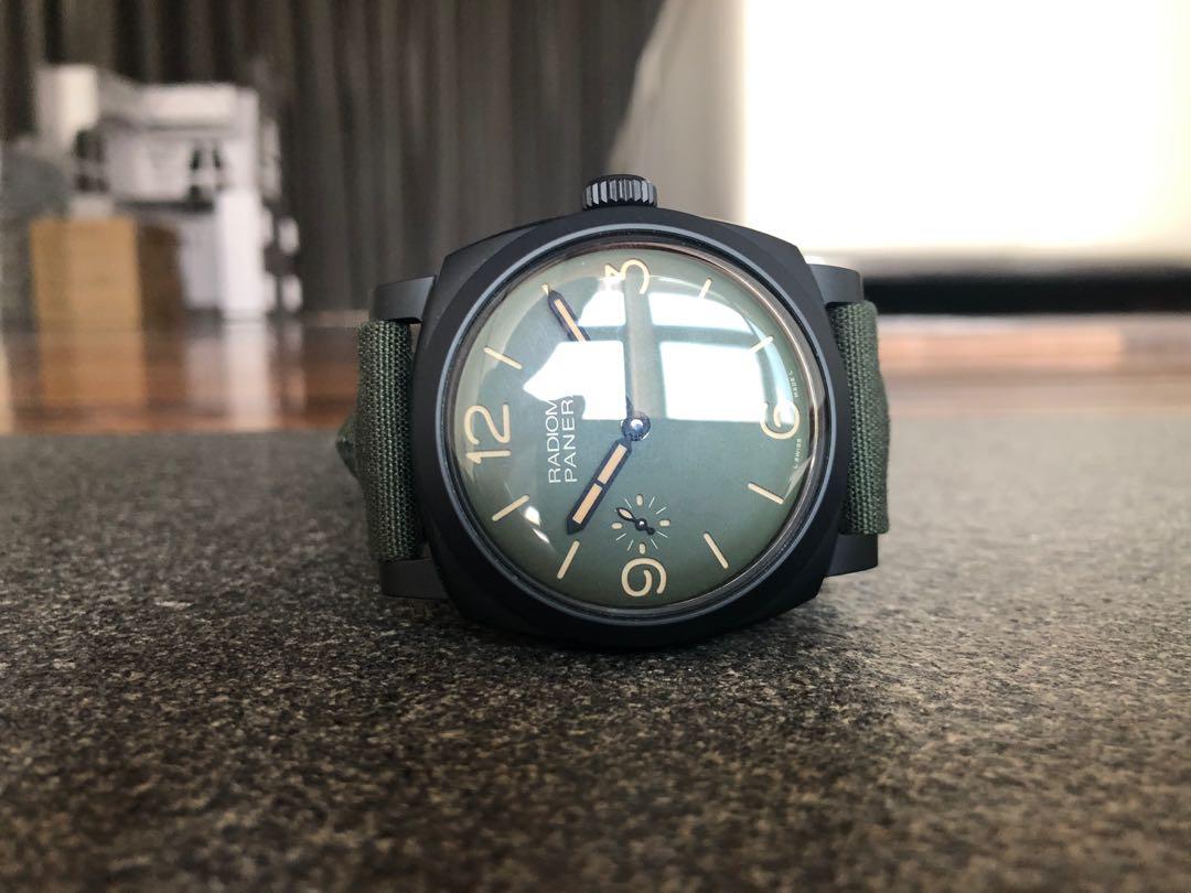 Panerai Radiomir Rad Green Dial 997 PAM997 47mm 47 Ceramic Case