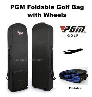 PGM Golf Bag Travel Cover Protector Wheels Trolley Plane 2454.1