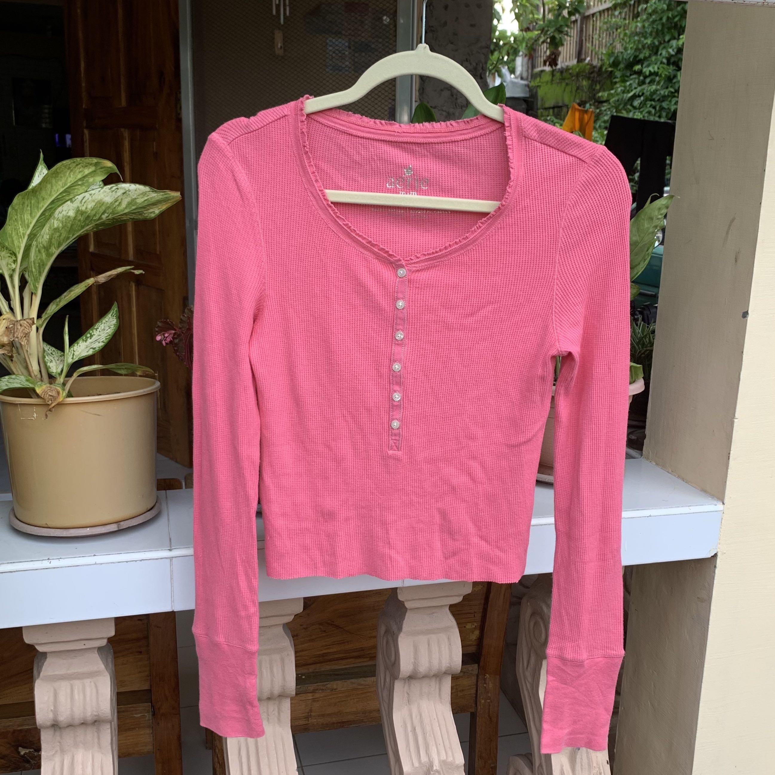 pink cropped cardigan long sleeve (Category: Coats, Jackets and Outerwear) located in Legazpi City. Submitted by hushedcry (Listing ID 1090801019, Image 2). Description: — fits up to l — no flaws super cute — shipping via j&t express, mop gcash/palawan send a message if interested or if u have questions, can also give discounts ;).